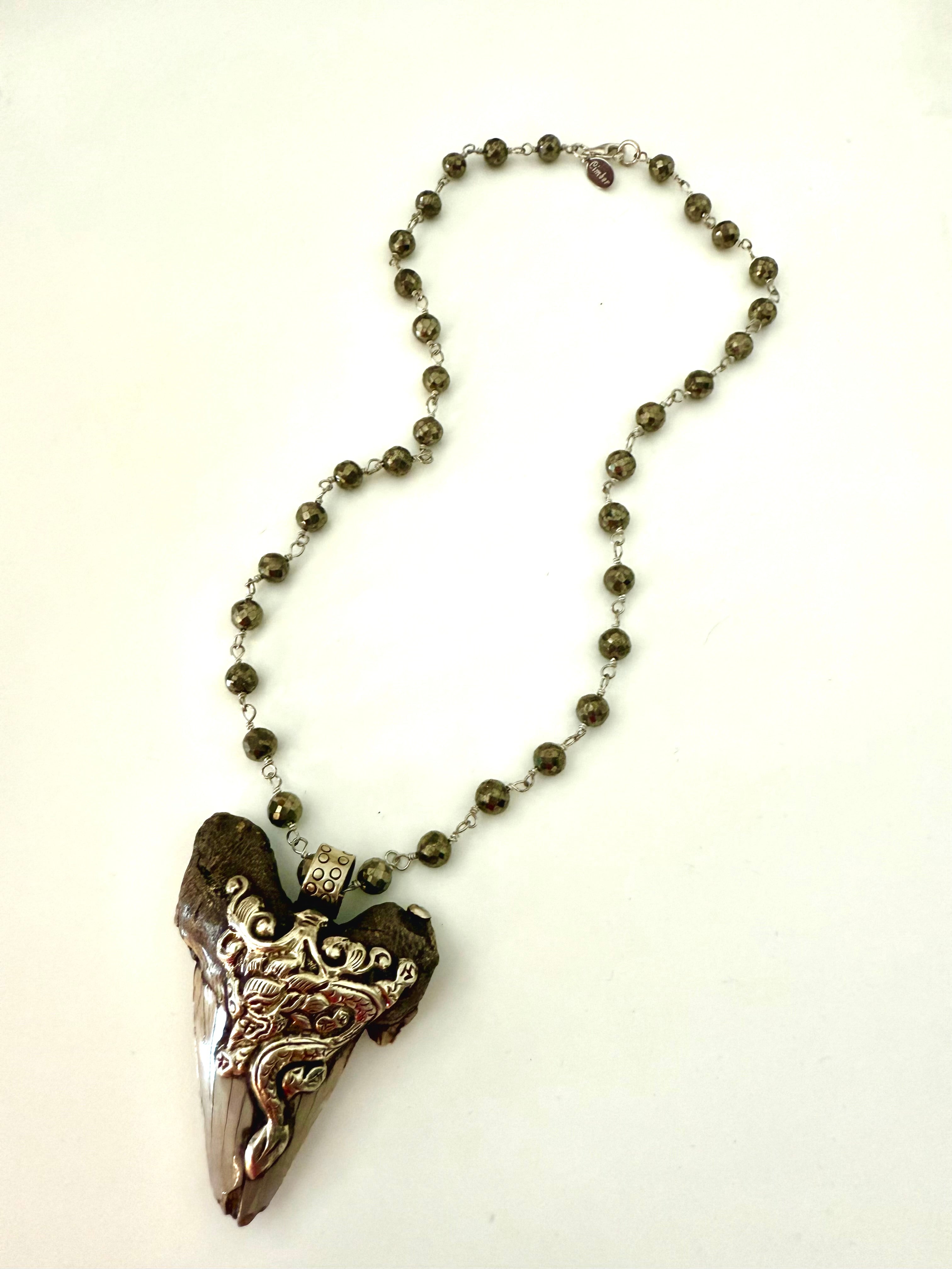 Shark Pyrite 2 Necklace