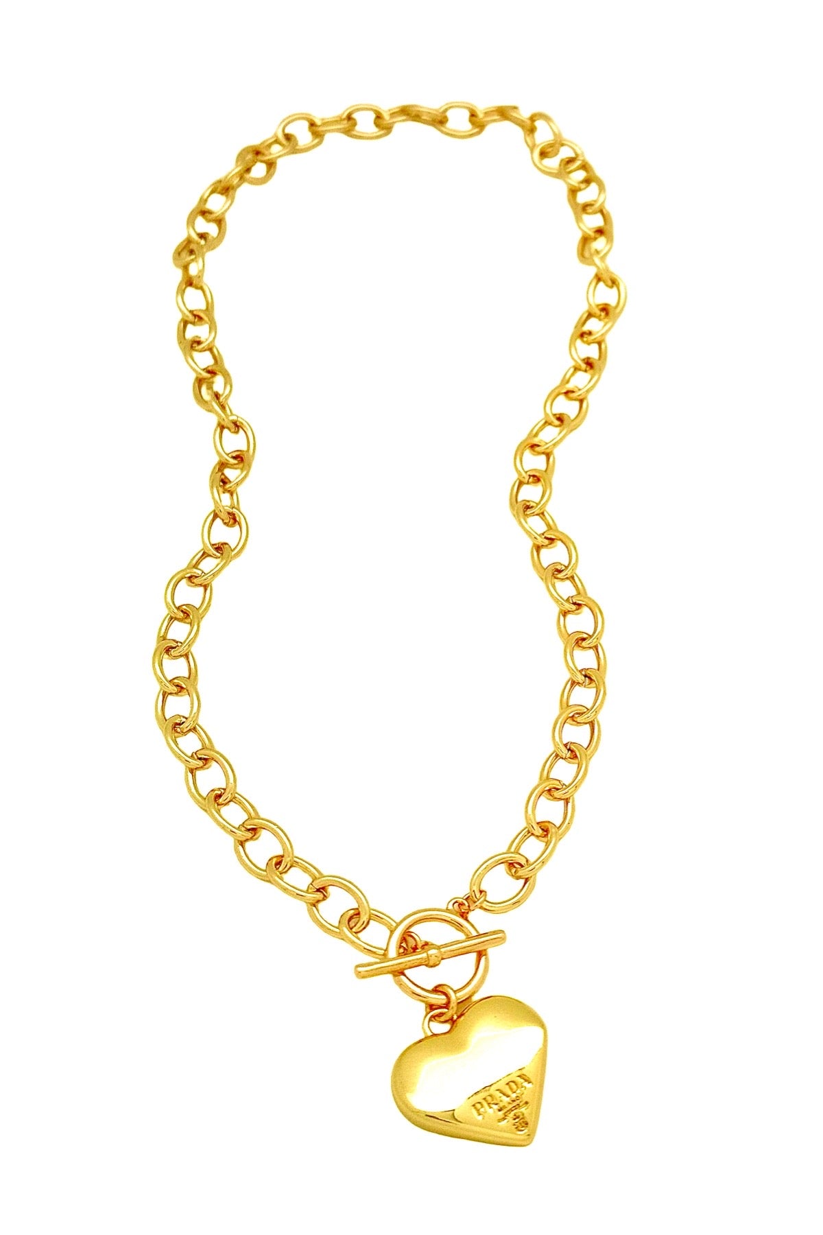 P-RAD Gold Heart Necklace