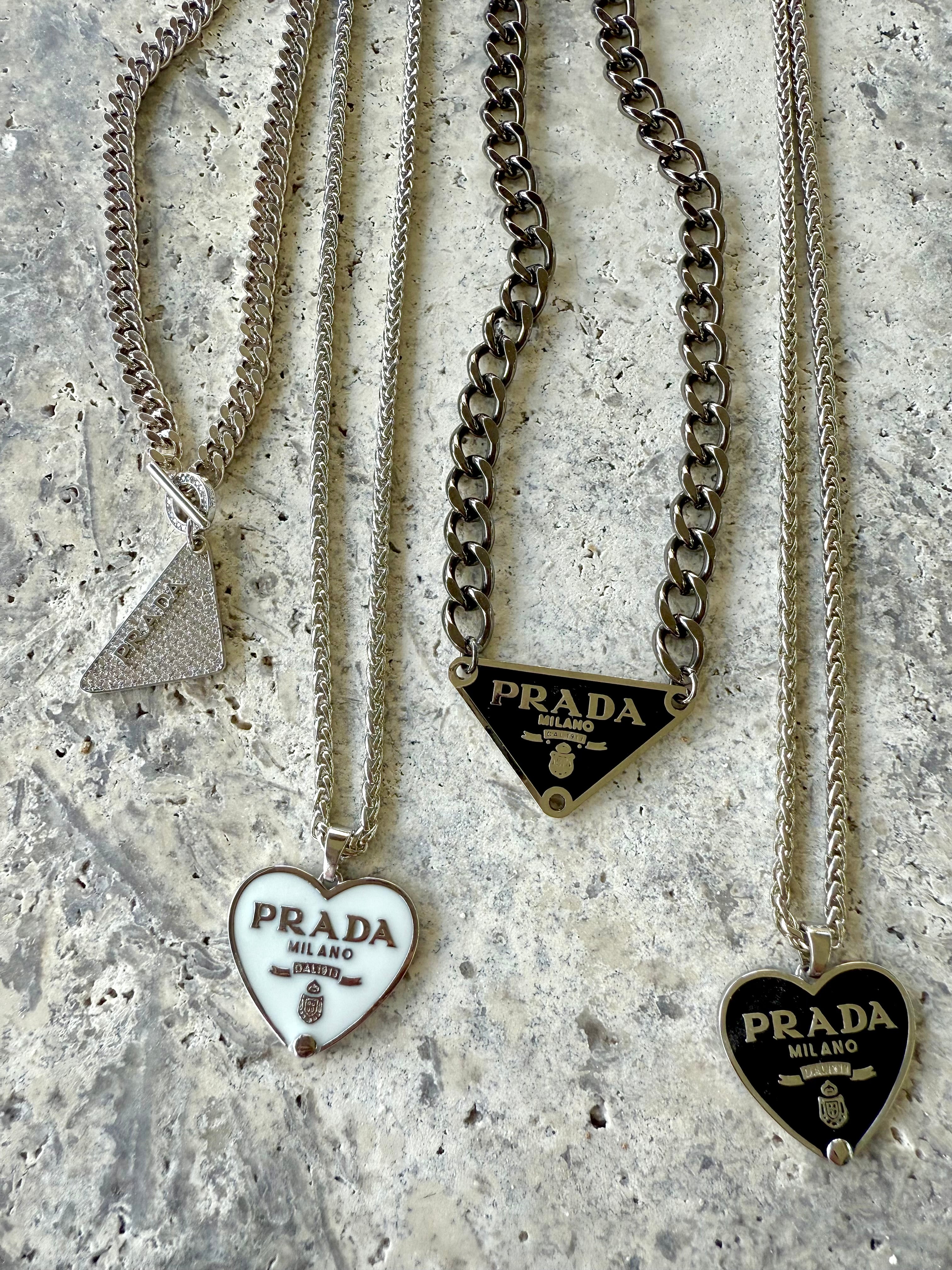 P-RAD Black on Black Tag Necklace