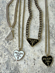 P-RAD Black on Black Tag Necklace