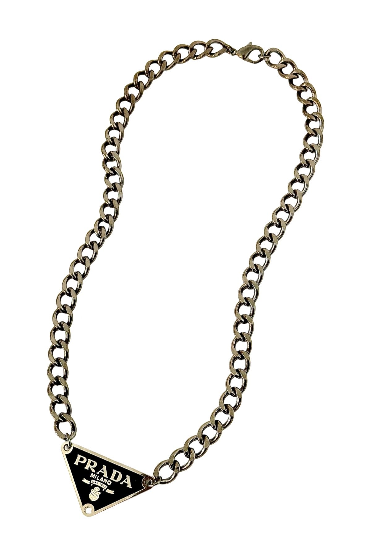 P-RAD Black on Black Tag Necklace