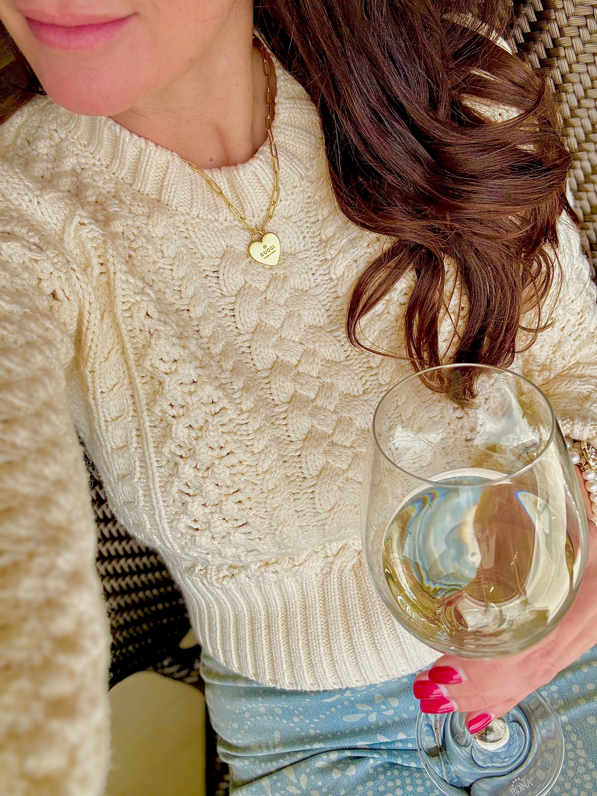 GG Gold Heart Necklace