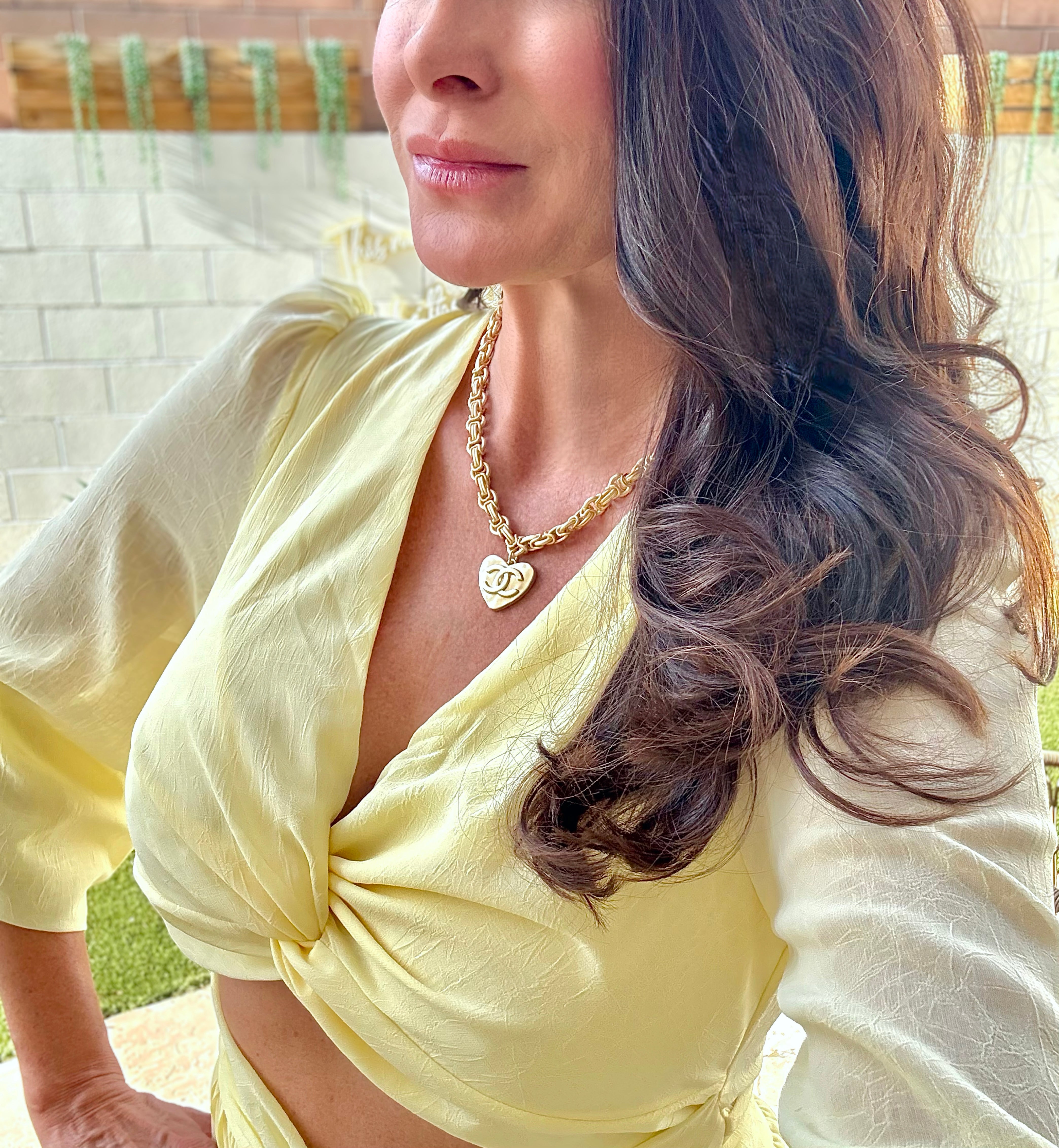 CC Gold Heart Necklace