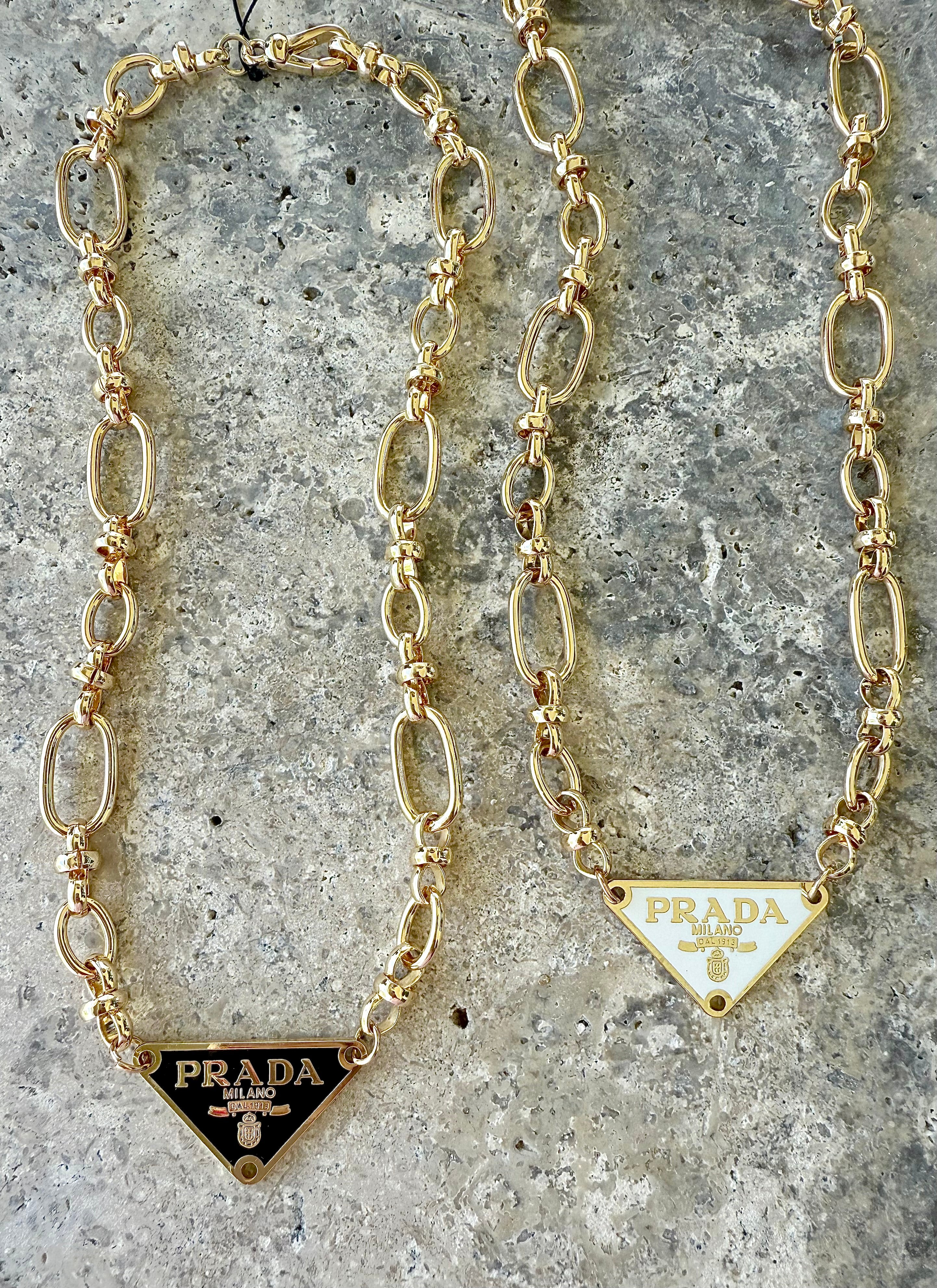 P-RAD White Tag Necklace