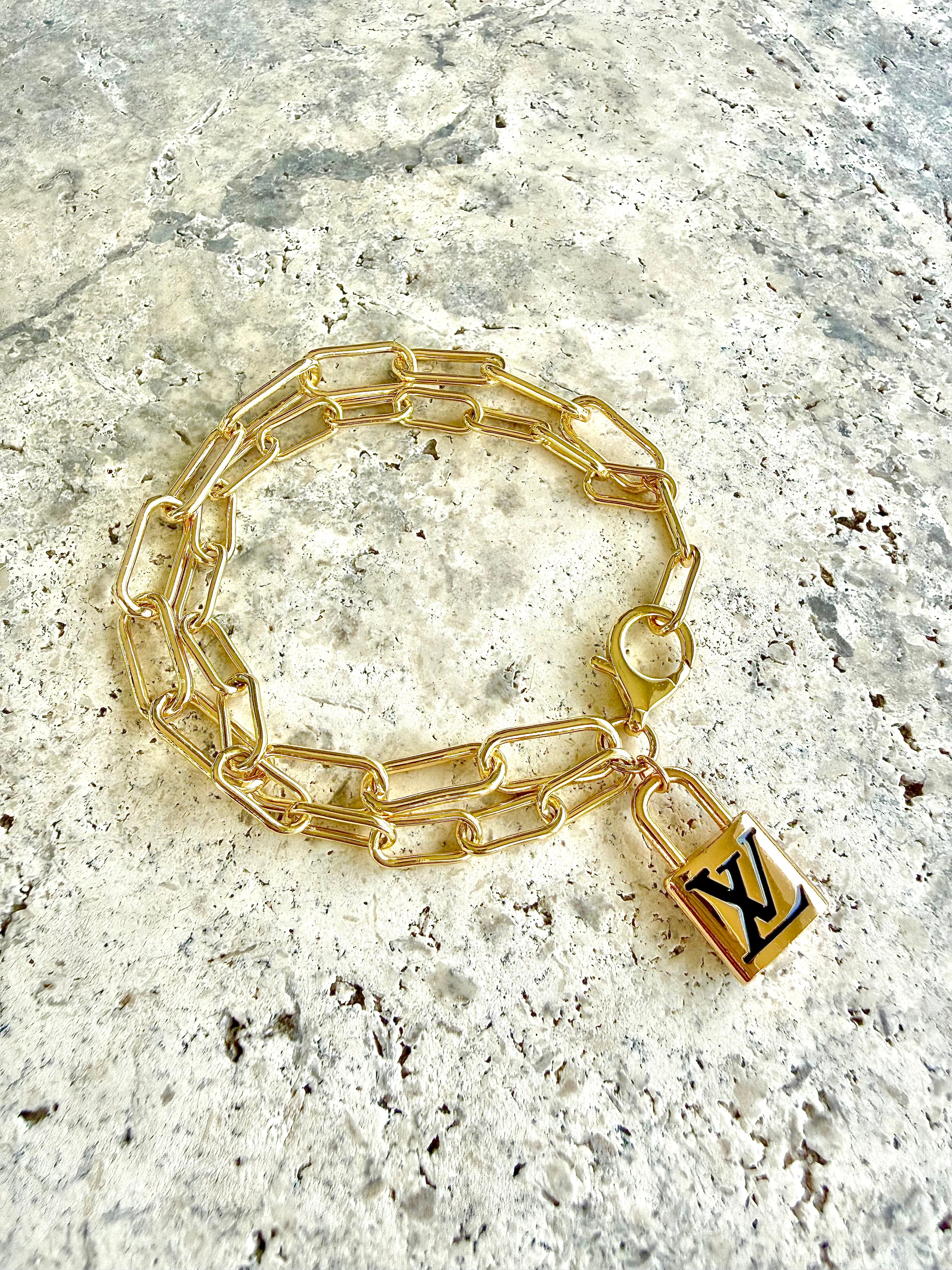 LV Black Lock bracelet