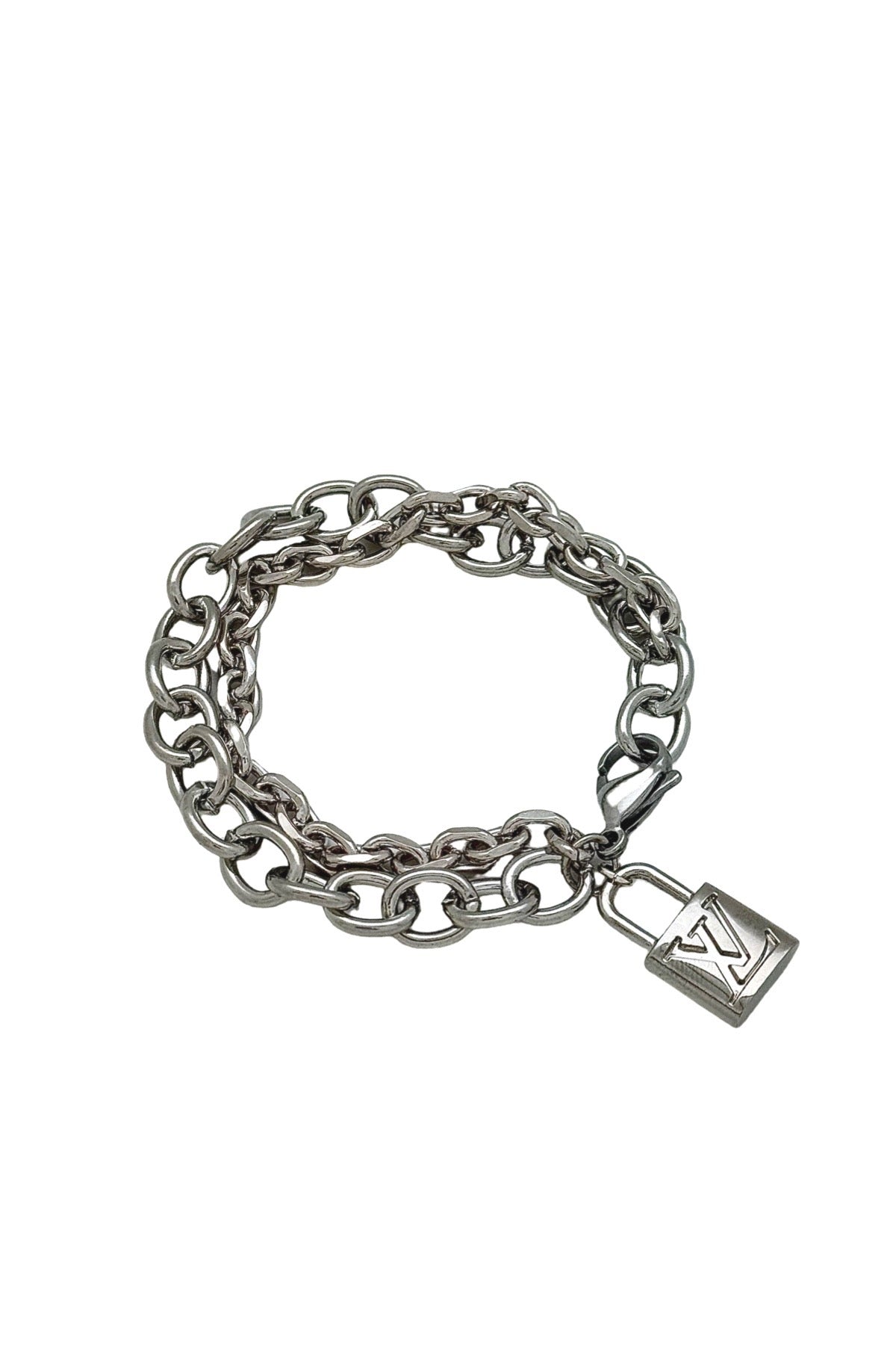 LV Silver Lock bracelet