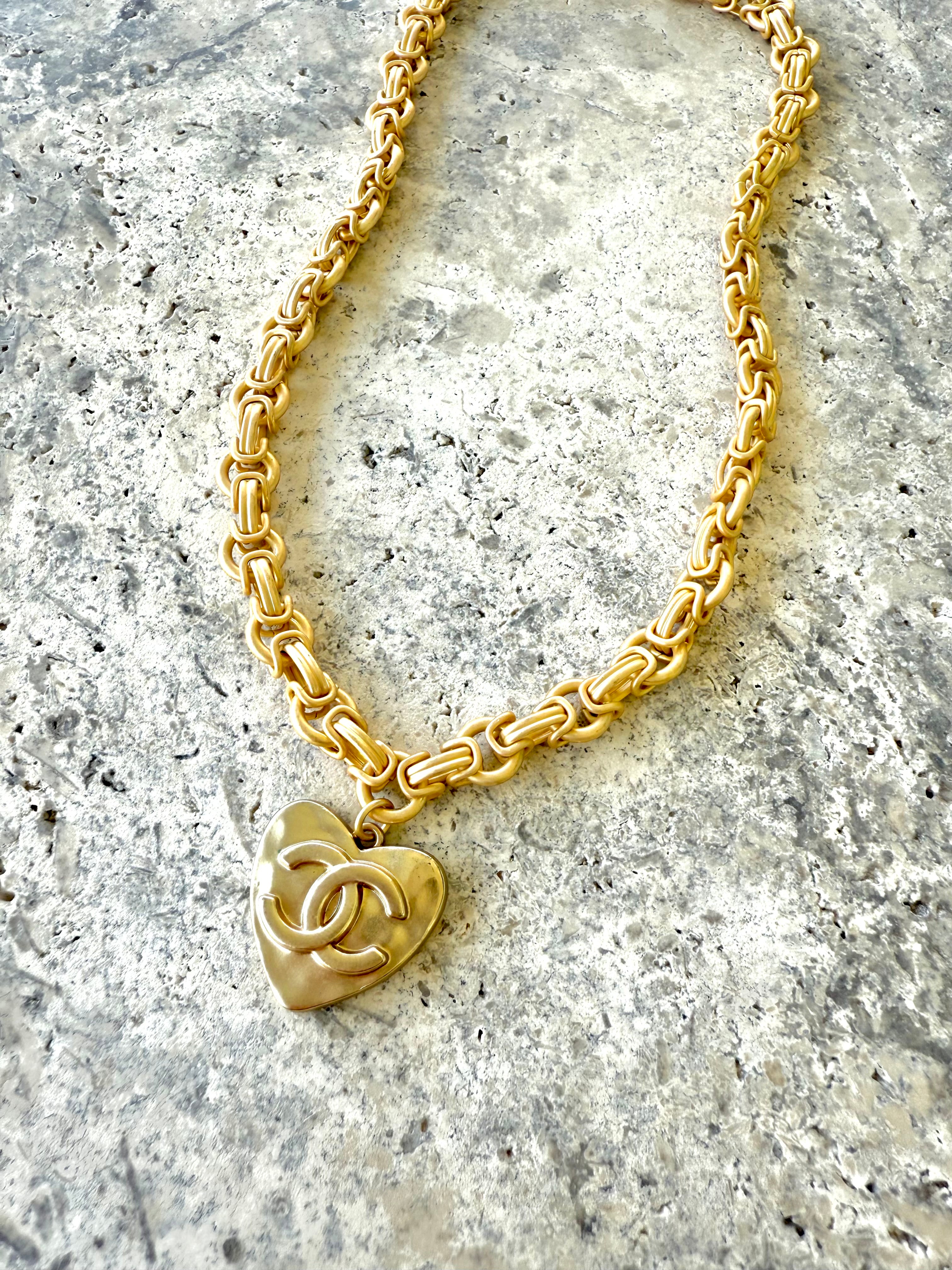 CC Gold Heart Necklace