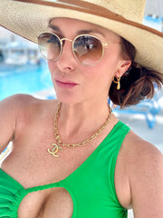 CC Gold U shape Necklace