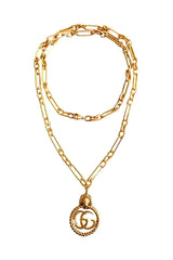 GG Lion Knocker Necklace