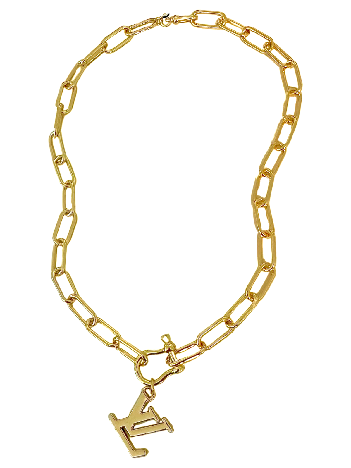LV Classic Link Charm Necklace