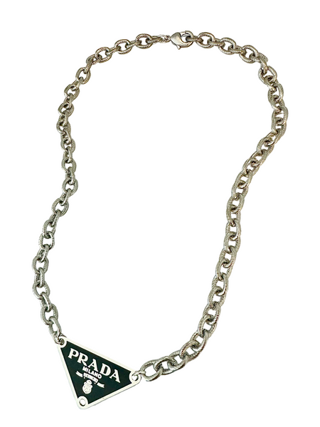 P-RAD Black & Silver Tag Necklace – Cimber Designs
