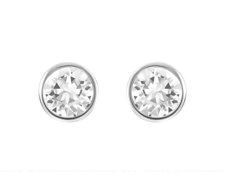 Classic Swarovski Silver Stud Earring