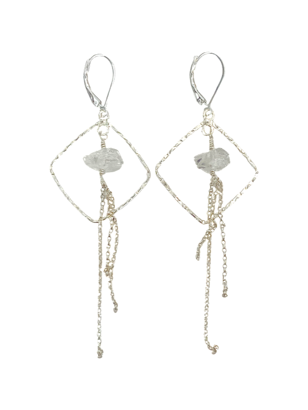Mantra Moon Earrings