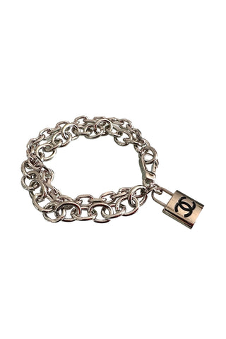 CC Silver Black Lock bracelet