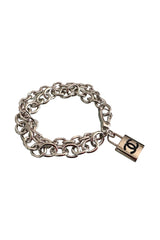 CC Silver Black Lock bracelet