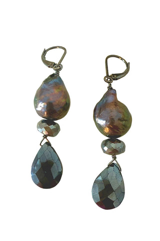 Black Pearl Earrings