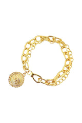 CC Gold Coin bracelet