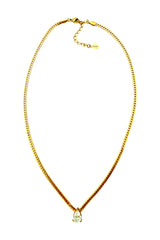 Teardrop Diamond Necklace