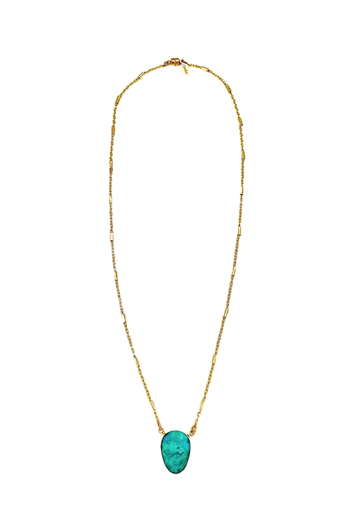 Elliptic Gemstone Necklace +5 stones