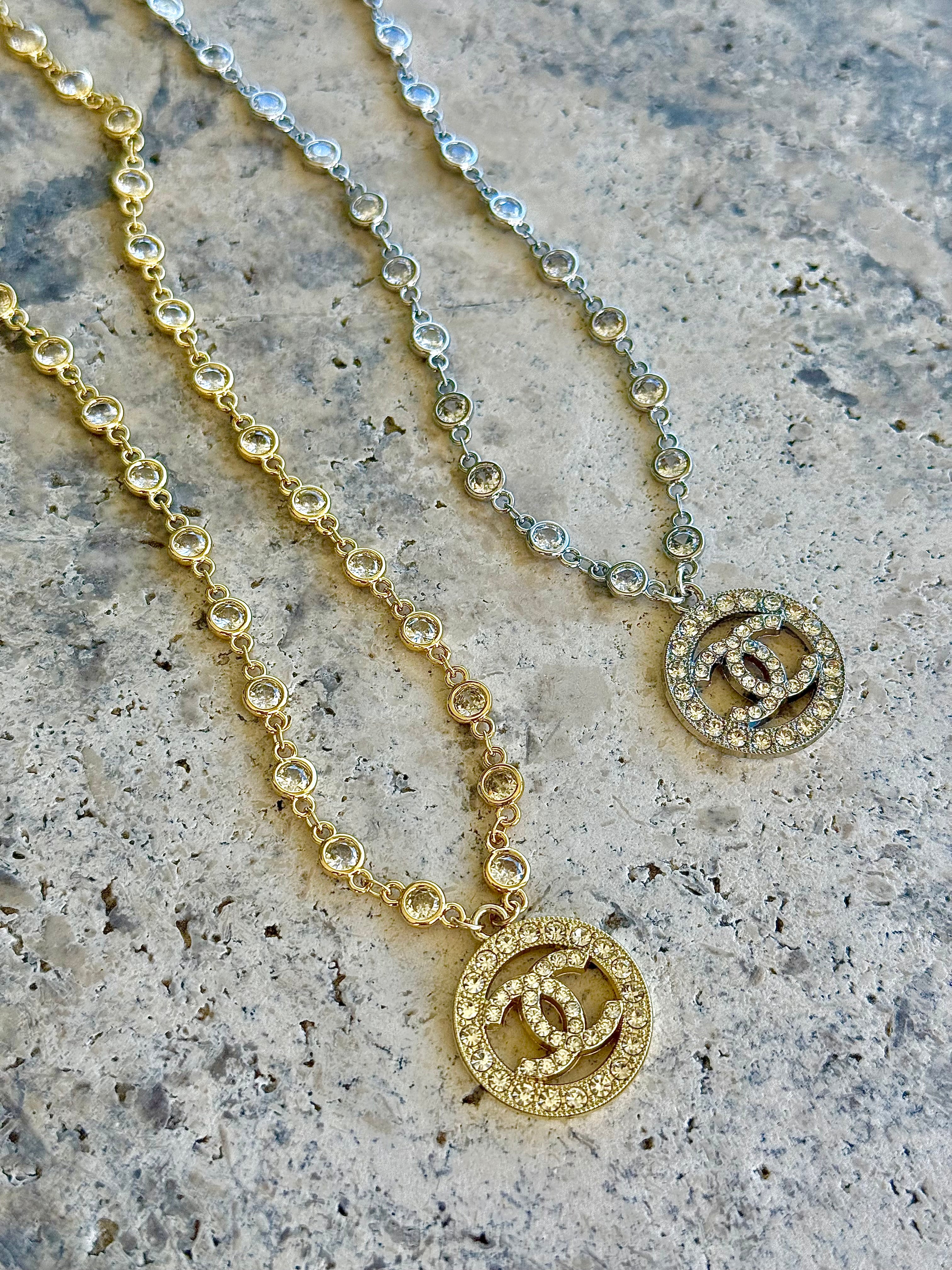 CC Gold CZ Necklace