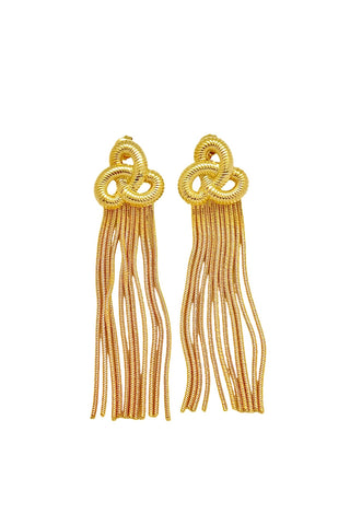 Gold Fringe Earrings