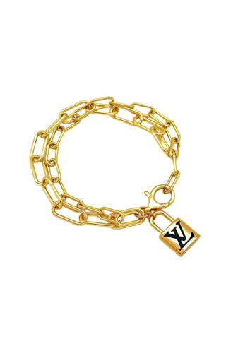 LV Black Lock bracelet