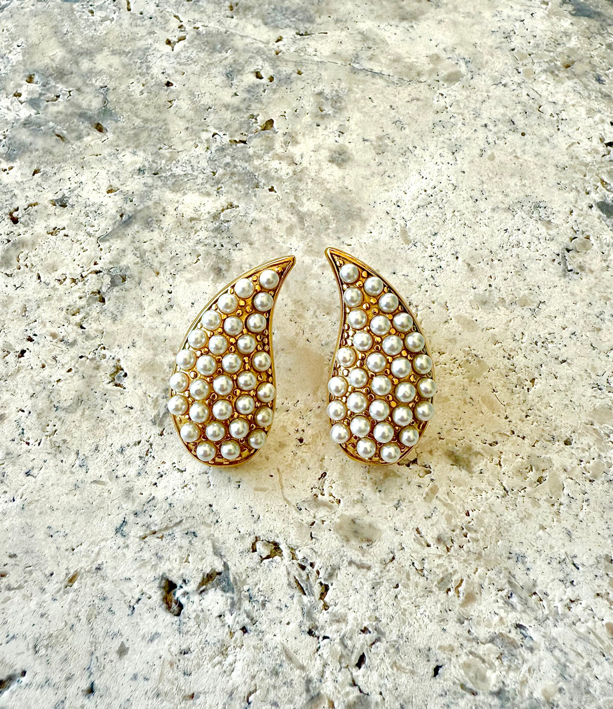 Pearl Paisley Earrings