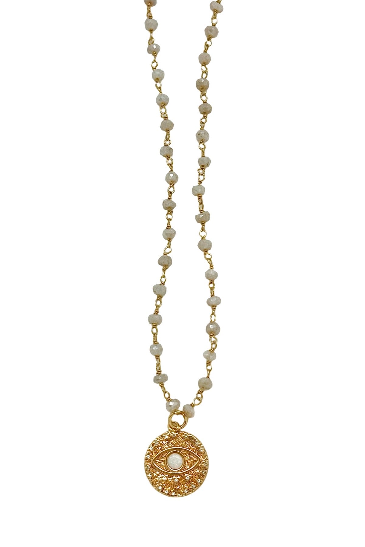 Opal Eye Necklace