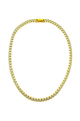 Oval Tennis Choker Necklace