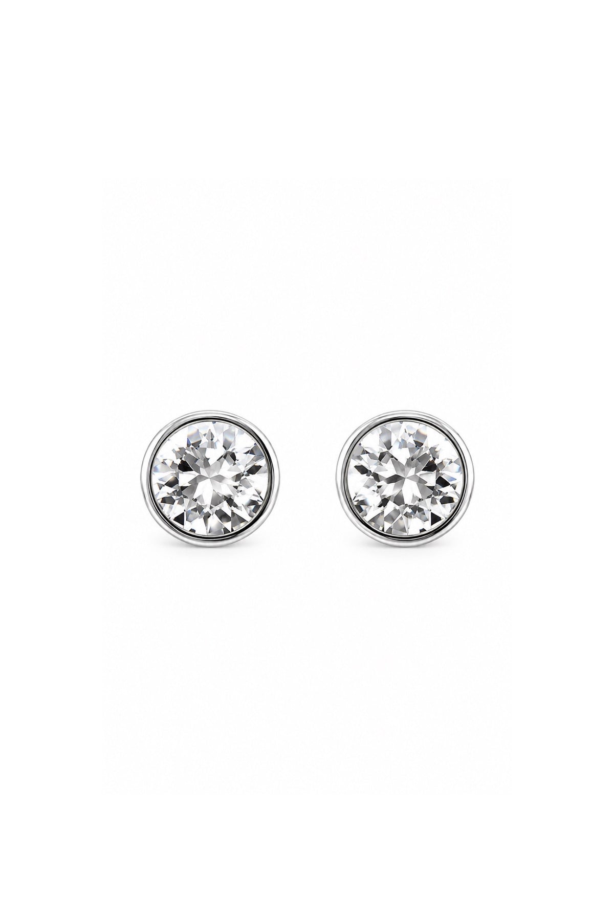 Classic Swarovski Silver Stud Earring