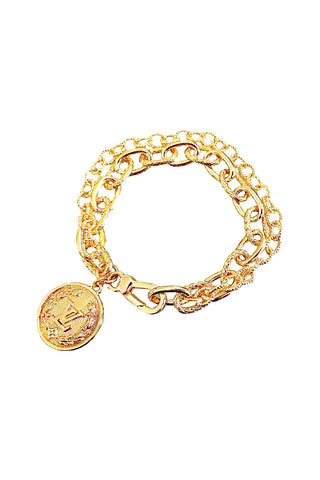 LV Gold Coin bracelet