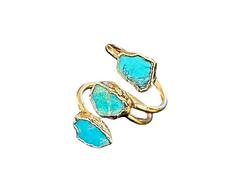 TRIPLE TURQUOISE RING
