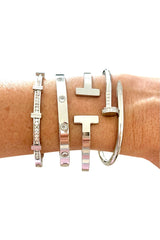 Silver Bolt Bracelet