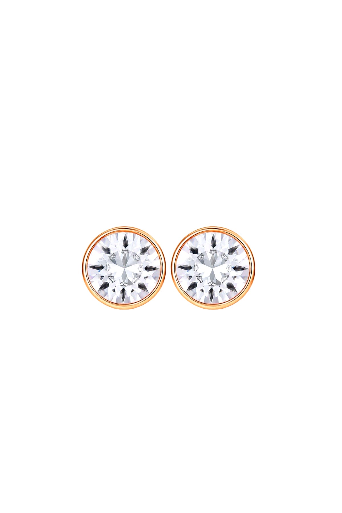 Classic Swarovski Gold Stud Earring