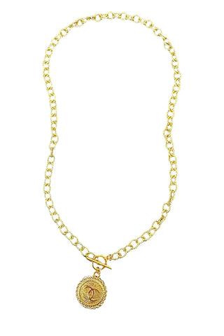 CC Gold Coin Necklace