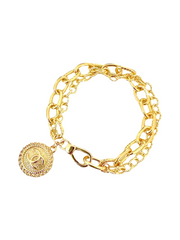 CC Gold Coin bracelet