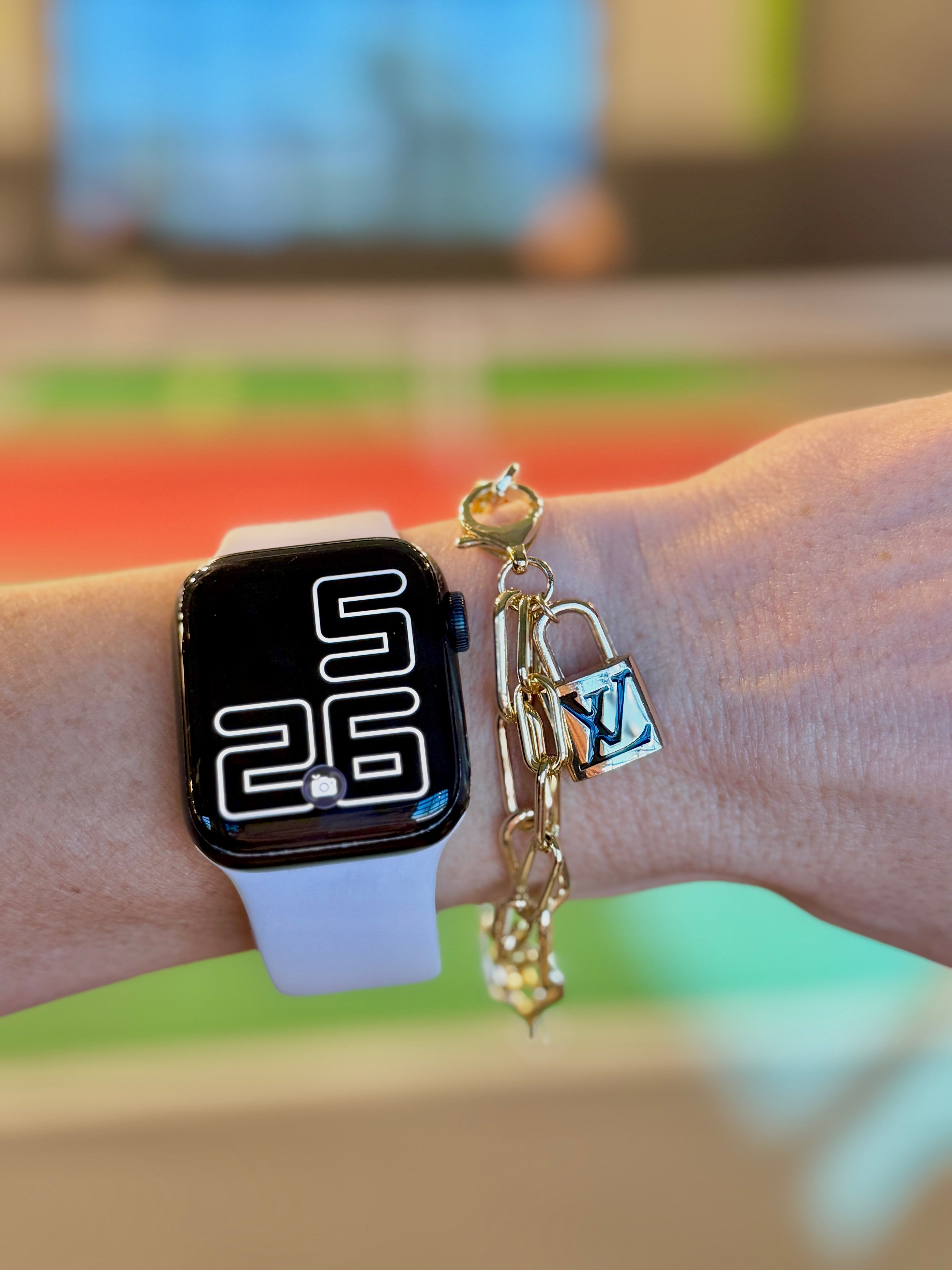 LV Black Lock bracelet