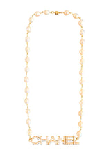 CC Pearl Word Necklace