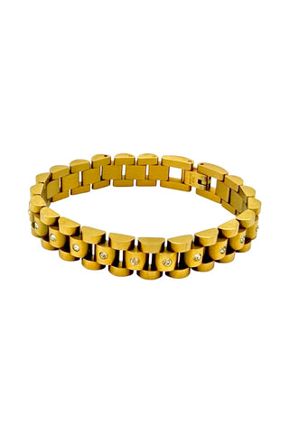 Rolo CZ Band Bracelet