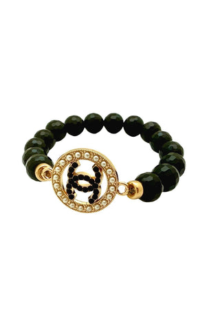 CC Onyx with Pearl bracelet