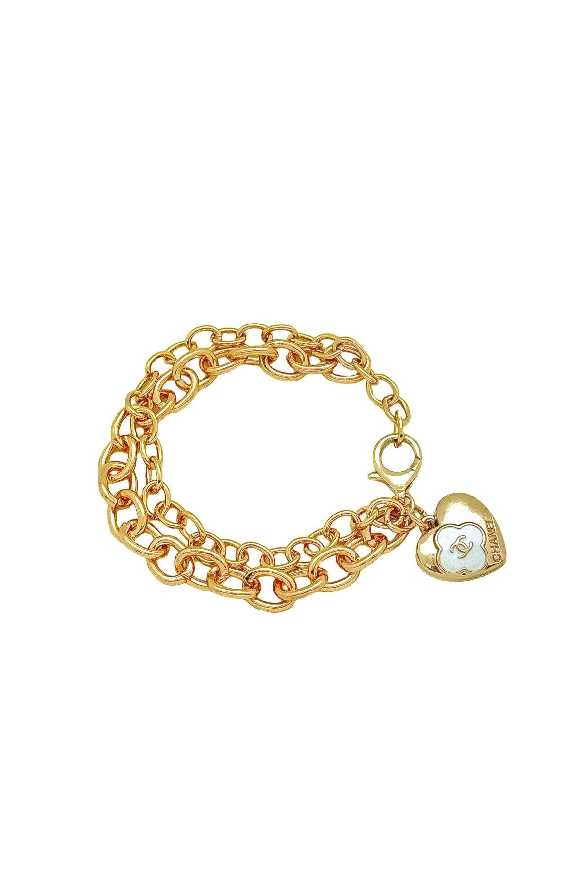 CC White Heart bracelet