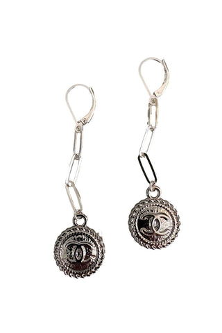 CC Silver Coin Earrings