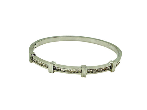 Silver Bolt Bracelet