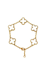 5 Pearl Clover Bracelet