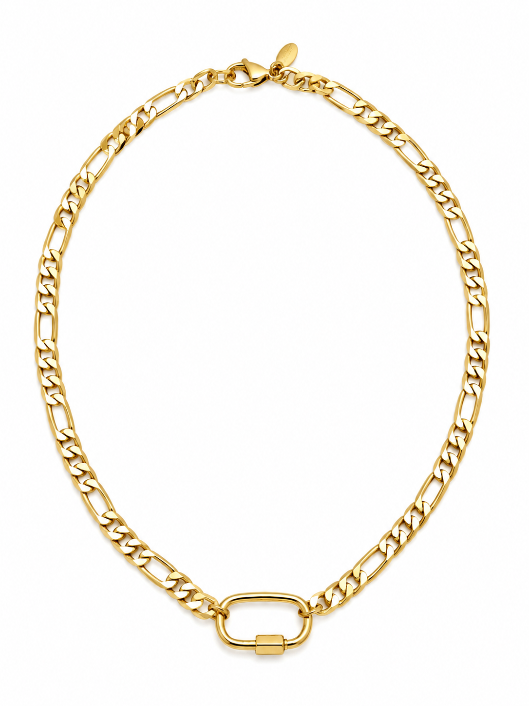Figaro Carabiner Necklace