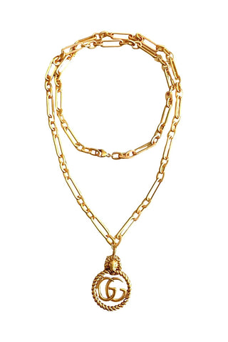 GG Lion Knocker Necklace