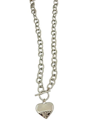 P-RAD Silver Heart Necklace