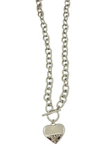 P-RAD Silver Heart Necklace