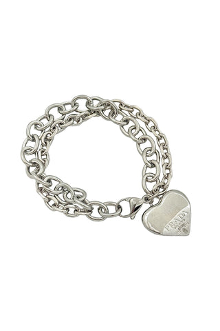 P-RAD Silver Heart bracelet