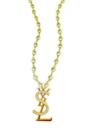 Large Saint CZ Necklace